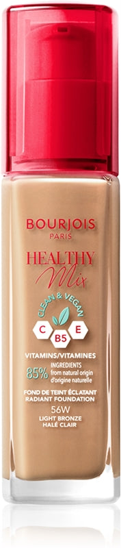 Bourjois Healthy Mix Base de Maquillaje Radiante 56-Bronce Claro 30 ml