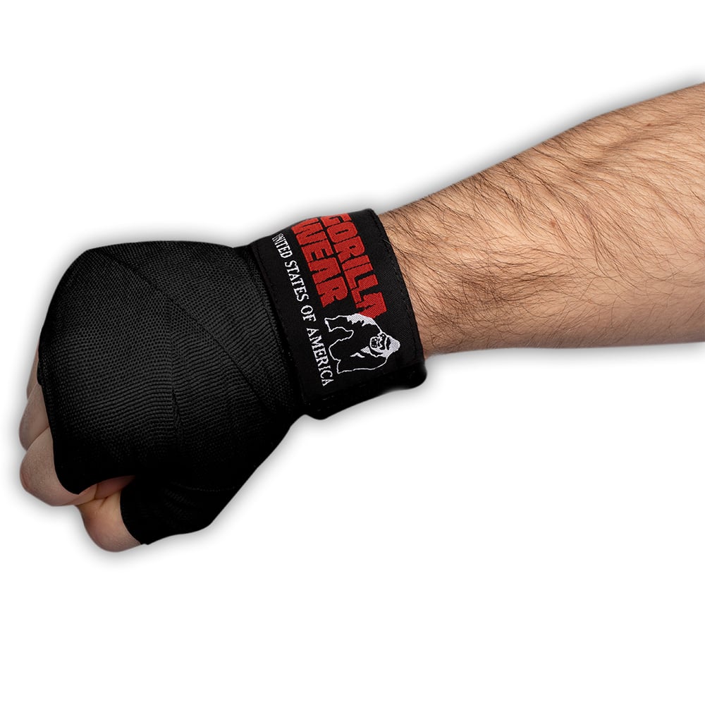 Boxing Hand Wraps - Black - 3m