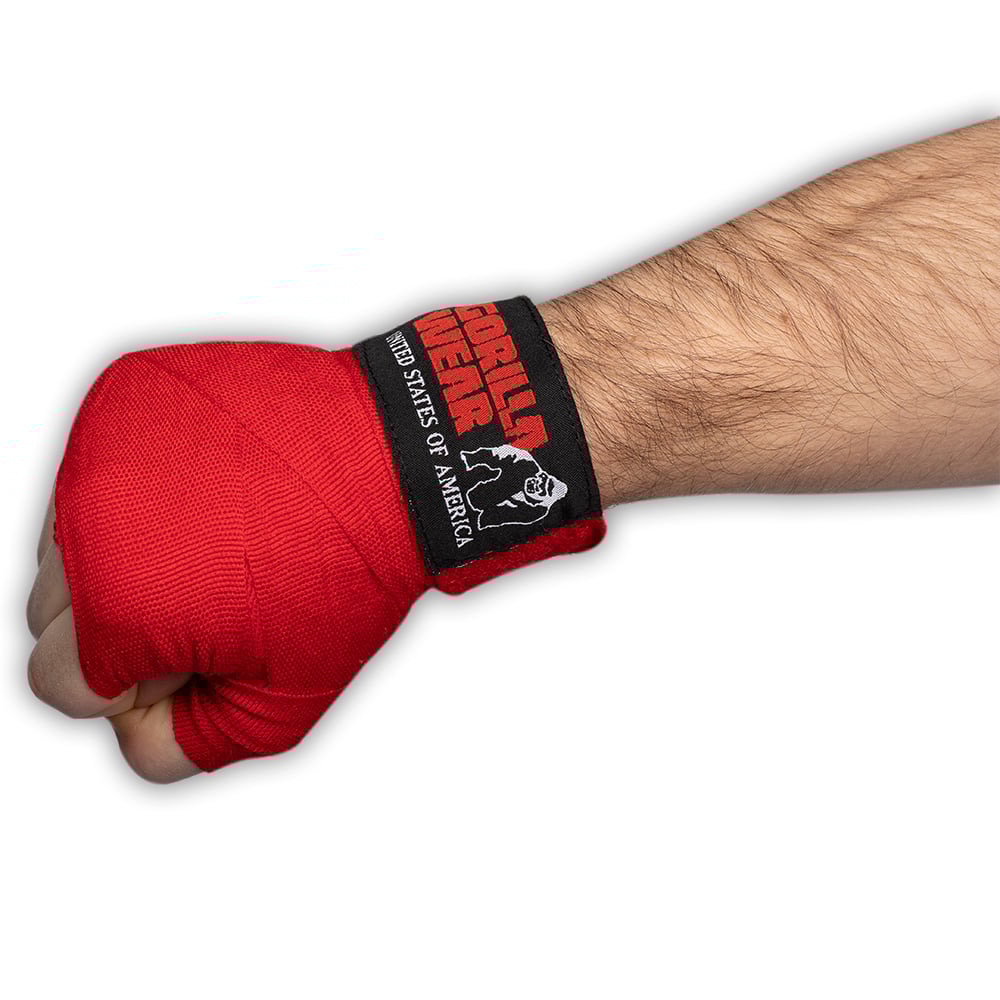 Boxing Hand Wraps - Red - 2.5m