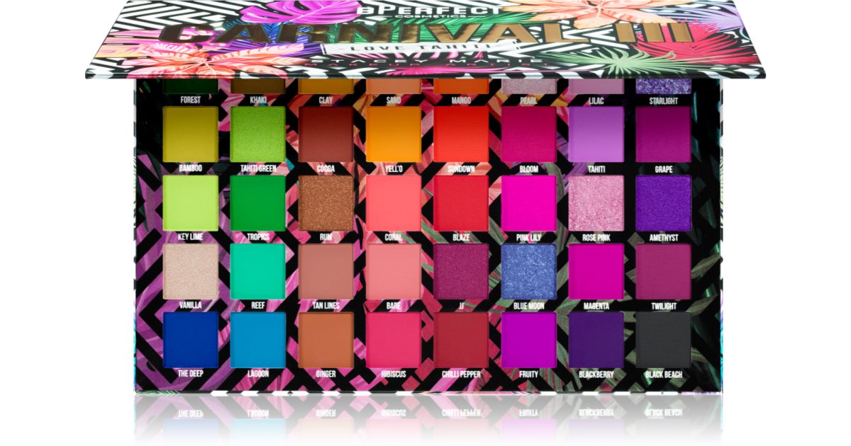 BPerfect Carnival III Love Tahiti Eyeshadow Palette 64g