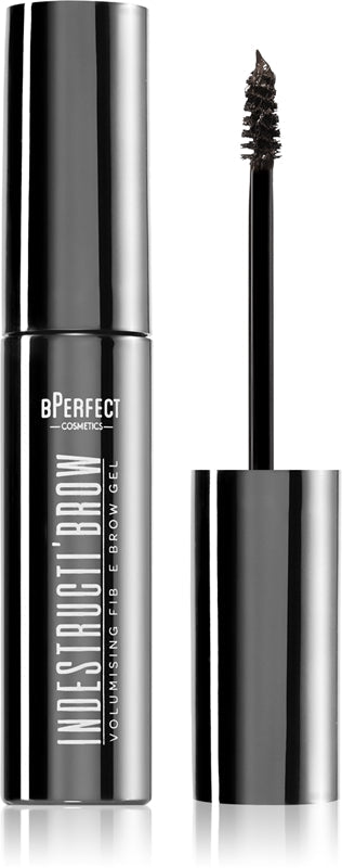 Bperfect Indestructi'Brow Mascara Gel pentru Sprâncene Color Carbune 8 Ml