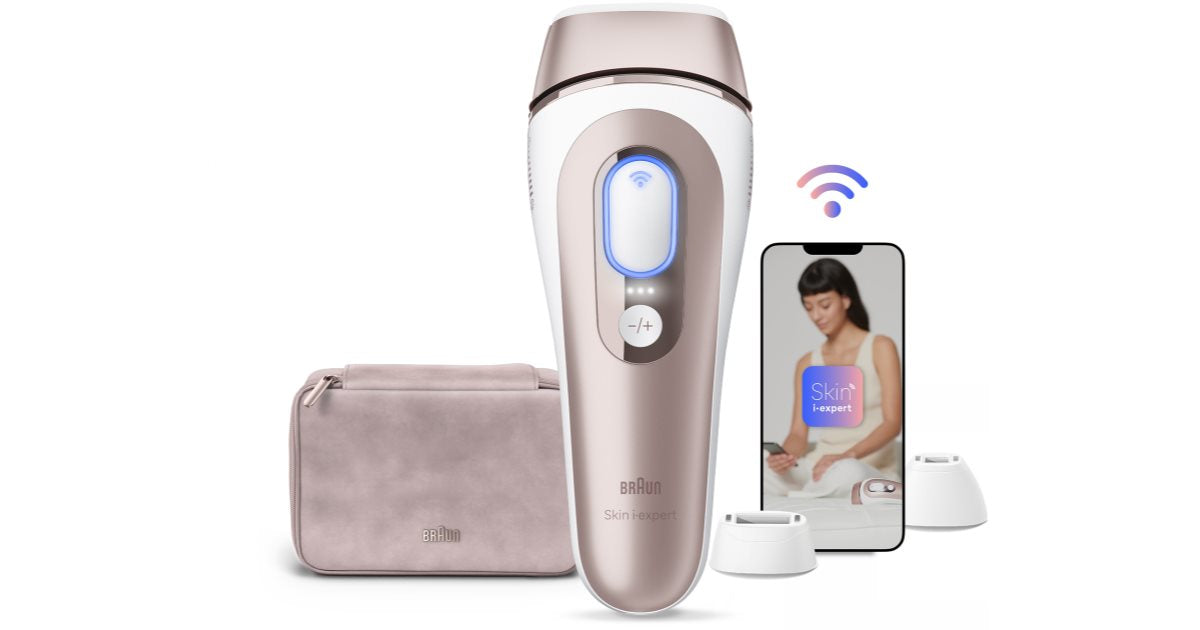 Braun Smart Skin Expert IPL7147 Smart IPL Hair Removal Device for Body, Face, Bikini Line and Armpits 1pc