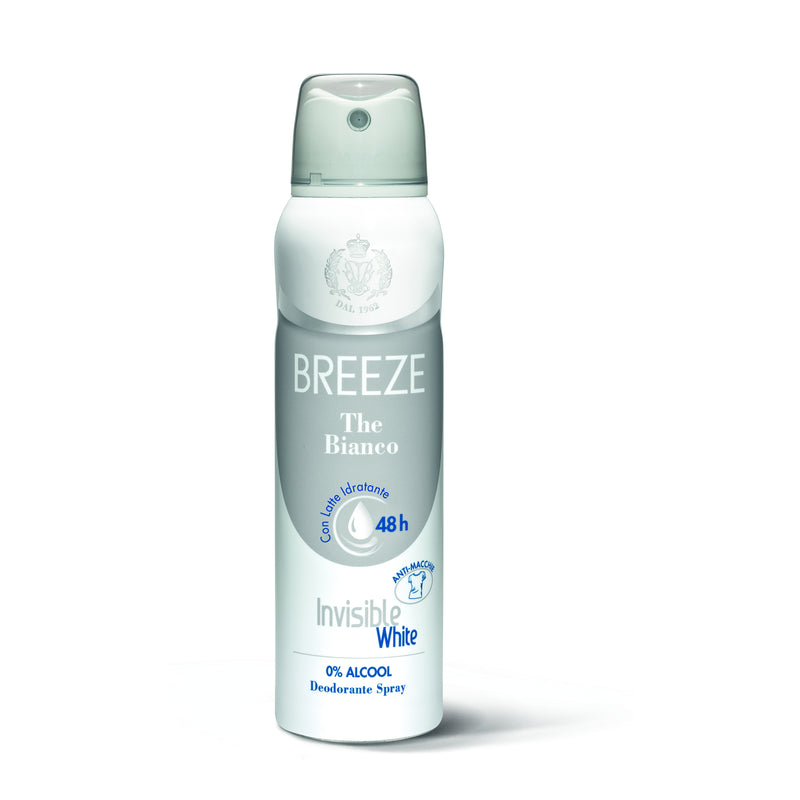 Breeze Deospray 48 timmar Vitt te 150 ml