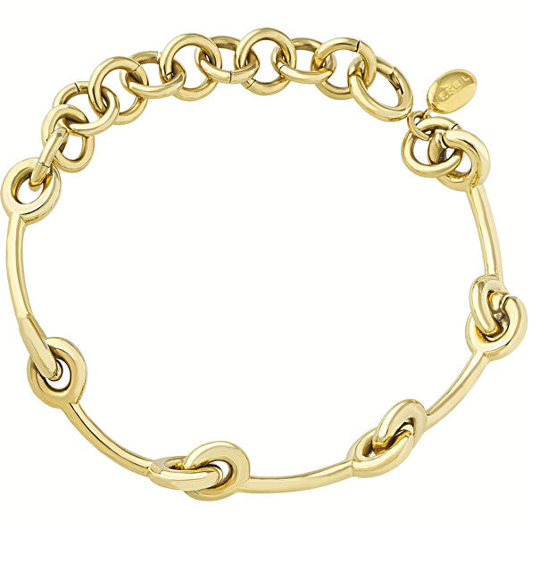 Breil Gold Plated Modern Bracelet for Women Tie up TJ3476