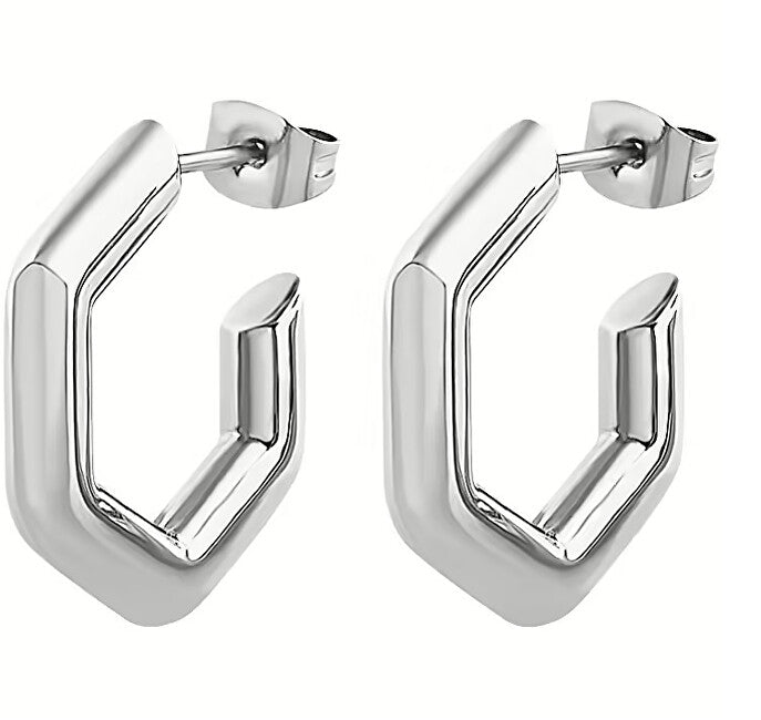 Breil Hexagonia TJ3510 Fashion Steel Örhängen