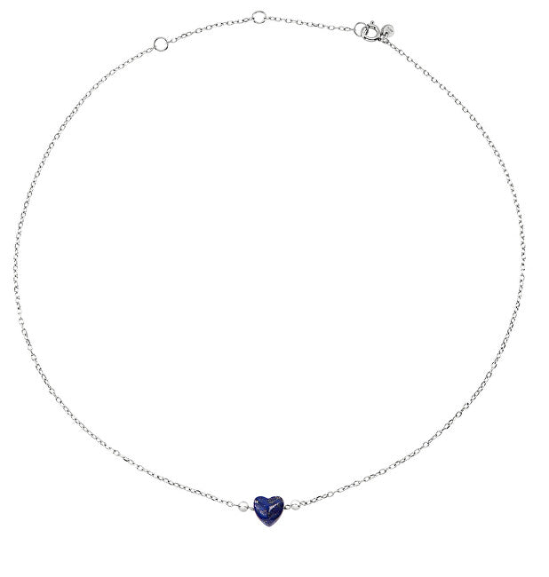 Breil Naszyjnik Candy TJ3597 Lapis Lazuli Heart Steel