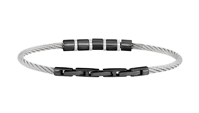 Breil Elegant two-tone men's bracelet Loop TJ3438