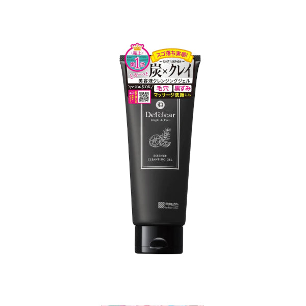 Meishoku Brilliant Colors - Detclear Bright & Peel Essence Cleansing Gel - 180g - Charcoal Clay