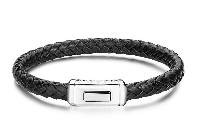 Brosway Logan BOA11 Men's Elegant Leather Bracelet - Length: 19.5cm