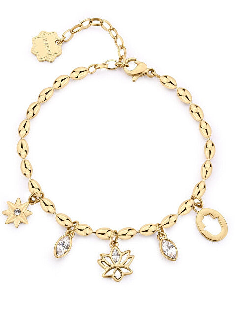 Brosway Forgyldt armbånd med Chakra Charms BHKB252