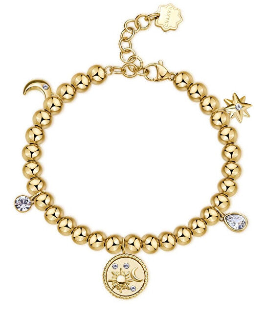 Brosway Forgyldt kuglearmbånd med Chakra Charm BHKB159