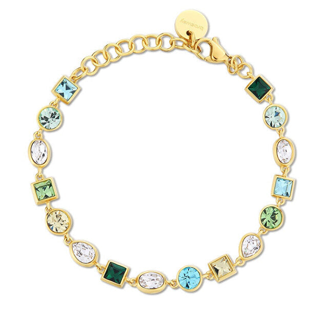 Brosway Luxury Gold Plated Bracelet with Colored Crystals Symphonia BYM171