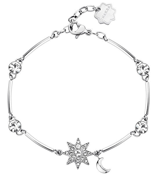 Brosway Timeless Steel Star Bracelet with Chakra Crystals BHKB123