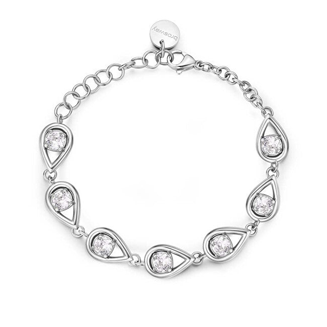 Brosway Steel bracelet with cubic zirconia ribbon BBN37
