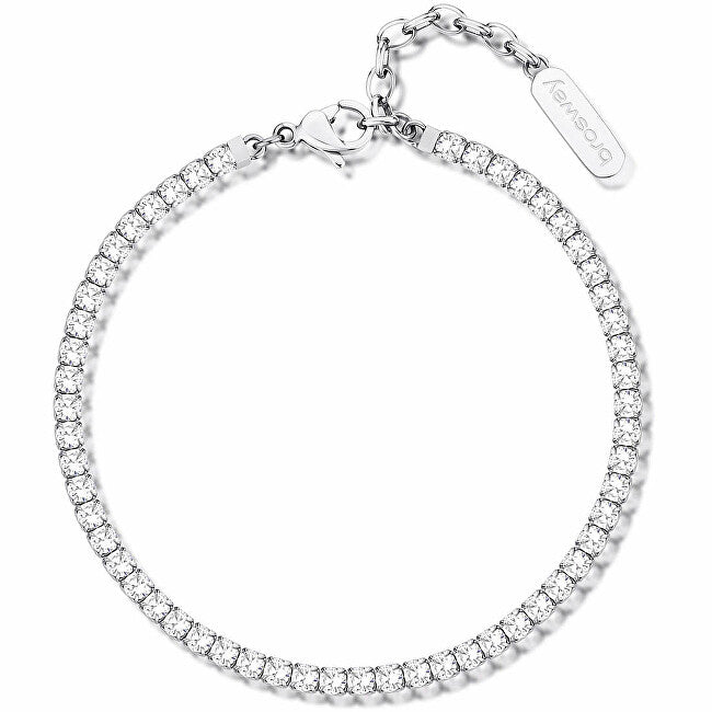 Brosway Dazzling Steel Bracelet with Clear Zirconia Wishes BEI080