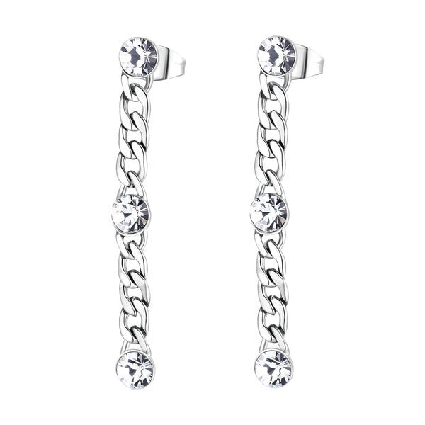 Brosway Boucles d'oreilles charmantes avec cristaux Symphonia BYM89