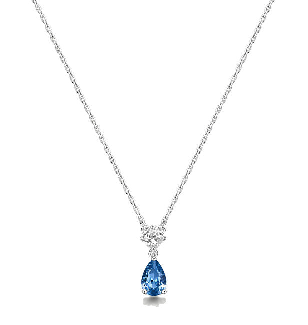 Brosway Naszyjnik Freedom Blue Fancy Pendant ze srebra próby 925 FFB109