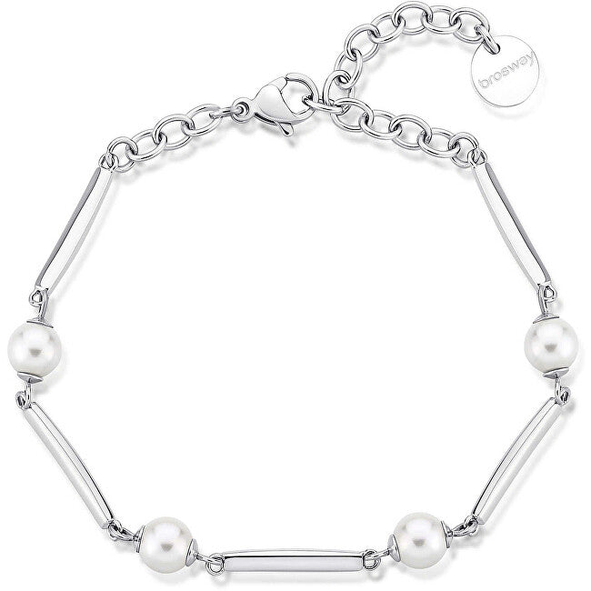 Brosway Steel bracelet with pearls BFF164
