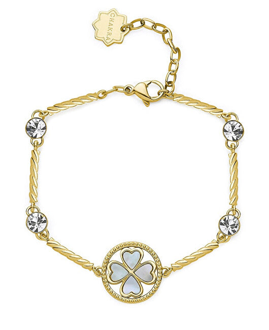 Brosway Decent Quadrifoglio Gold Plated Bracelet BHKB152