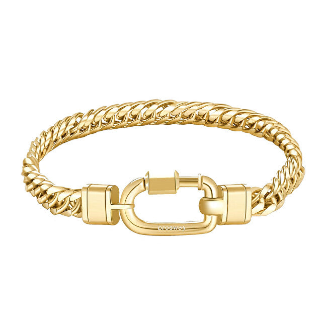 Brosway Naxos BNX20 decent gold chain bracelet - Length: 22 cm