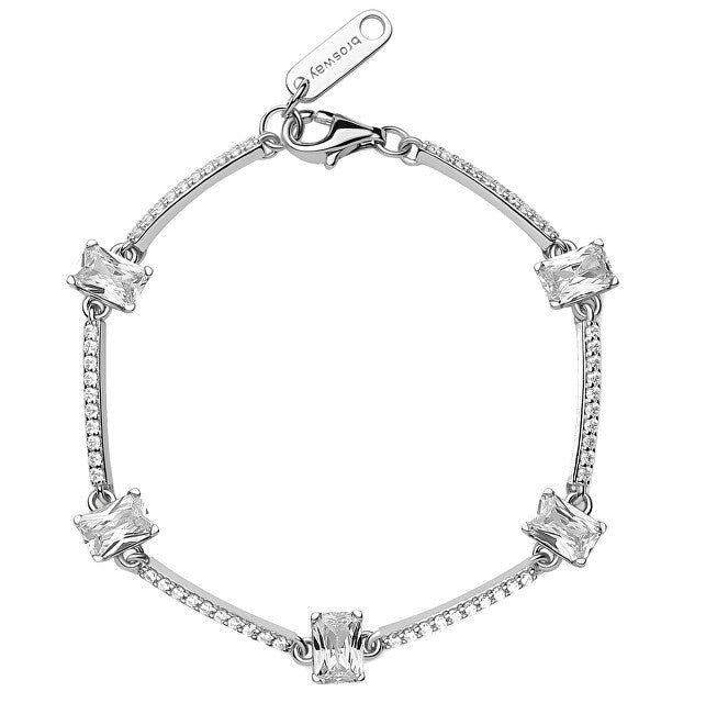 Brosway Fancy Infinite White Cubic Zirconia Silver Bracelet FIW06