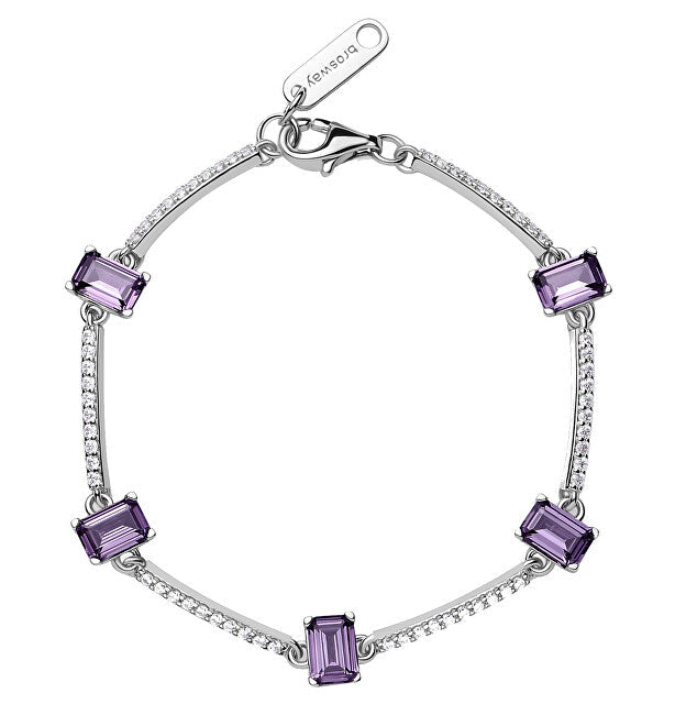 Brosway Fancy Magic Purple Cubic Zirconia Silver Bracelet FMP06