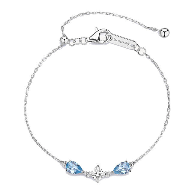Brosway Fancy Cloud Blue Cubic Zirconia Silver Bracelet FCL111