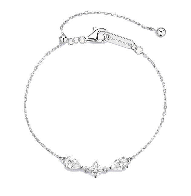 Brosway Fancy FIW116 White Infinite Cubic Zirconia Silver Bracelet