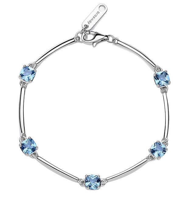 Brosway Fancy Cloud Light Blue Cubic Zirconia Silver Bracelet FCL05