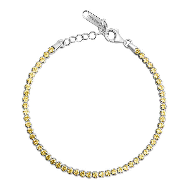 Brosway Fancy Energy Yellow Cubic Zirconia Tennis Bracelet FEY94