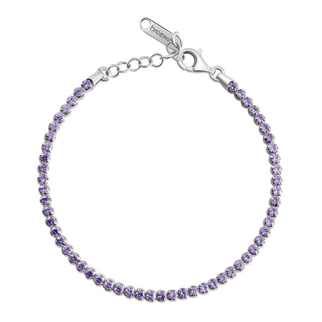 Brosway Fancy Magic Purple Cubic Zirconia Tennis Bracelet FMP107