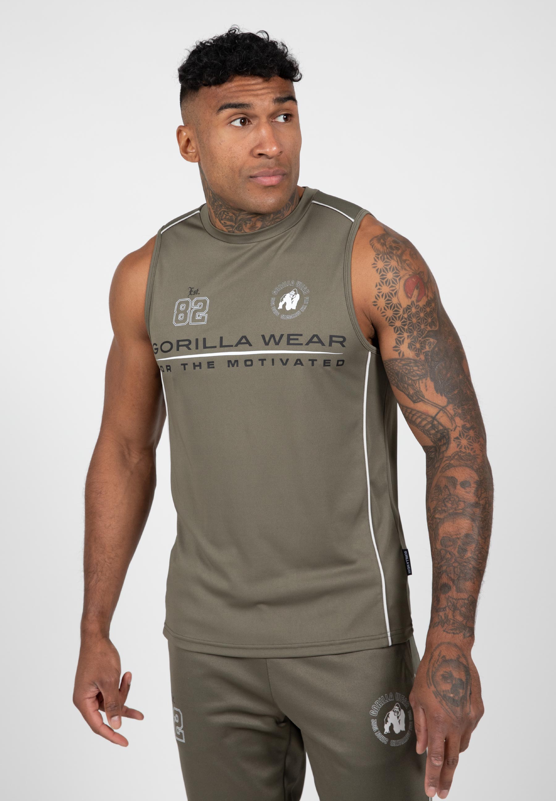 Broxton Tank Top - Army Green - M