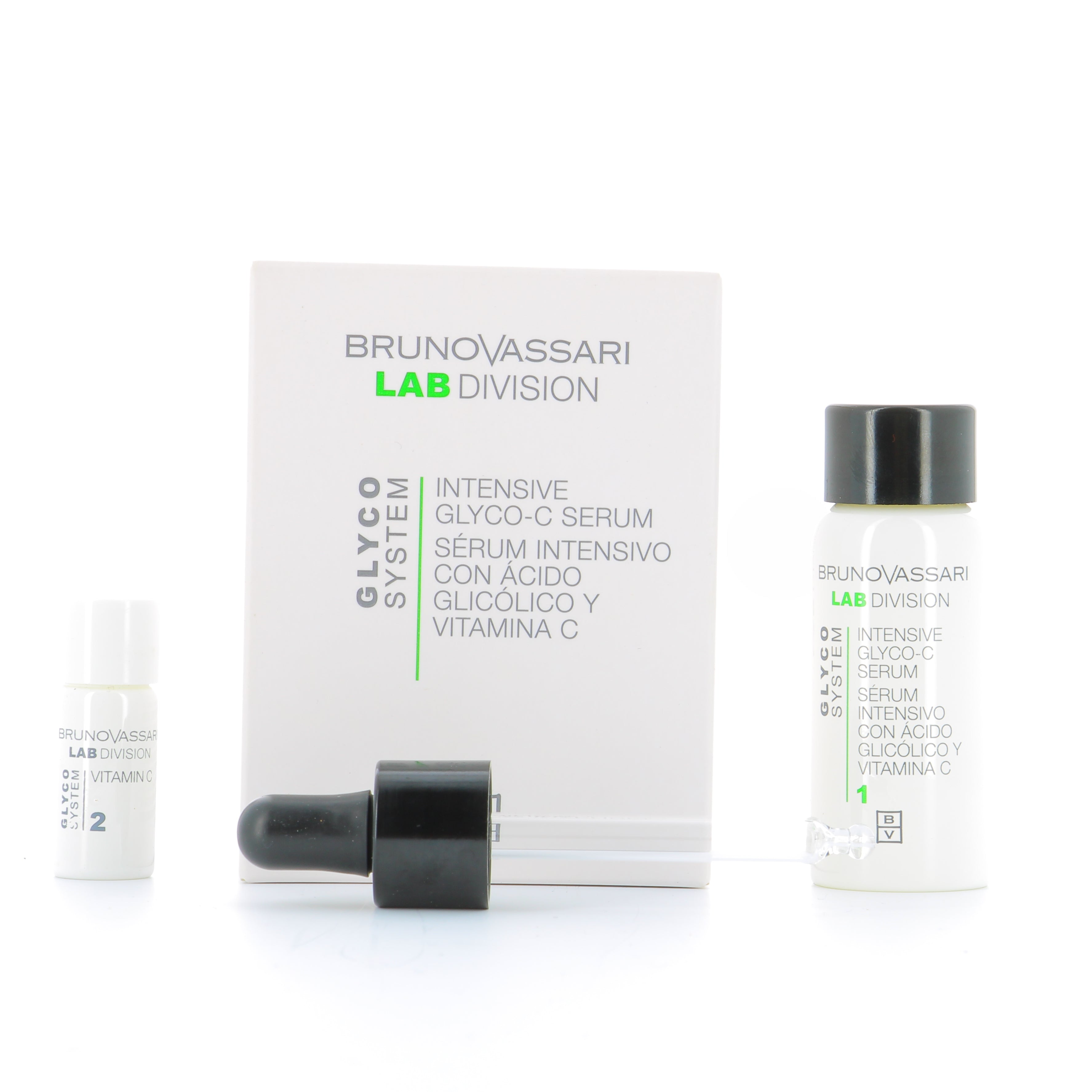 Bruno Vassari Loțiune-ser iluminator cu vitamina C Glyco System pentru față 30 ml