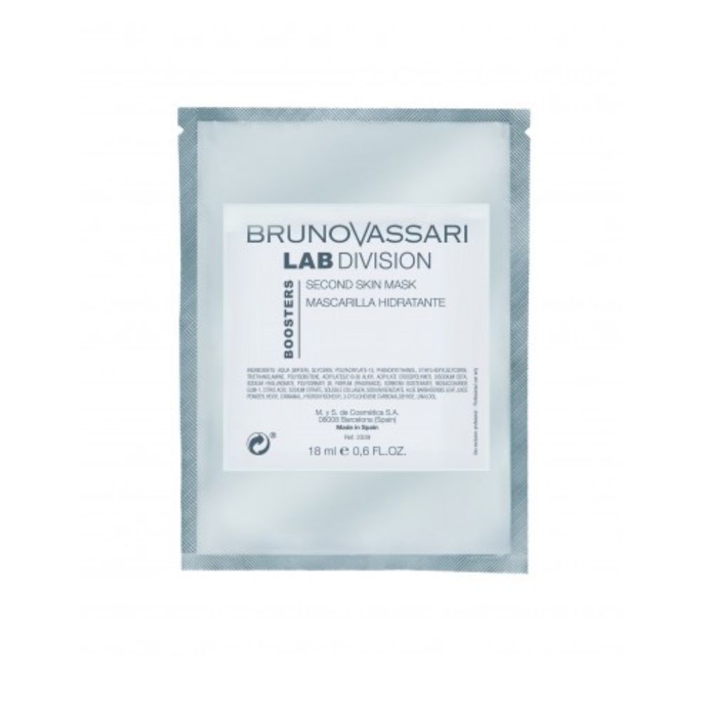 Set Bruno Vassari Lab Division Mască peel-off hidra-nutritivă cu acid hialuronic pentru față 5 bucăți 18 ml