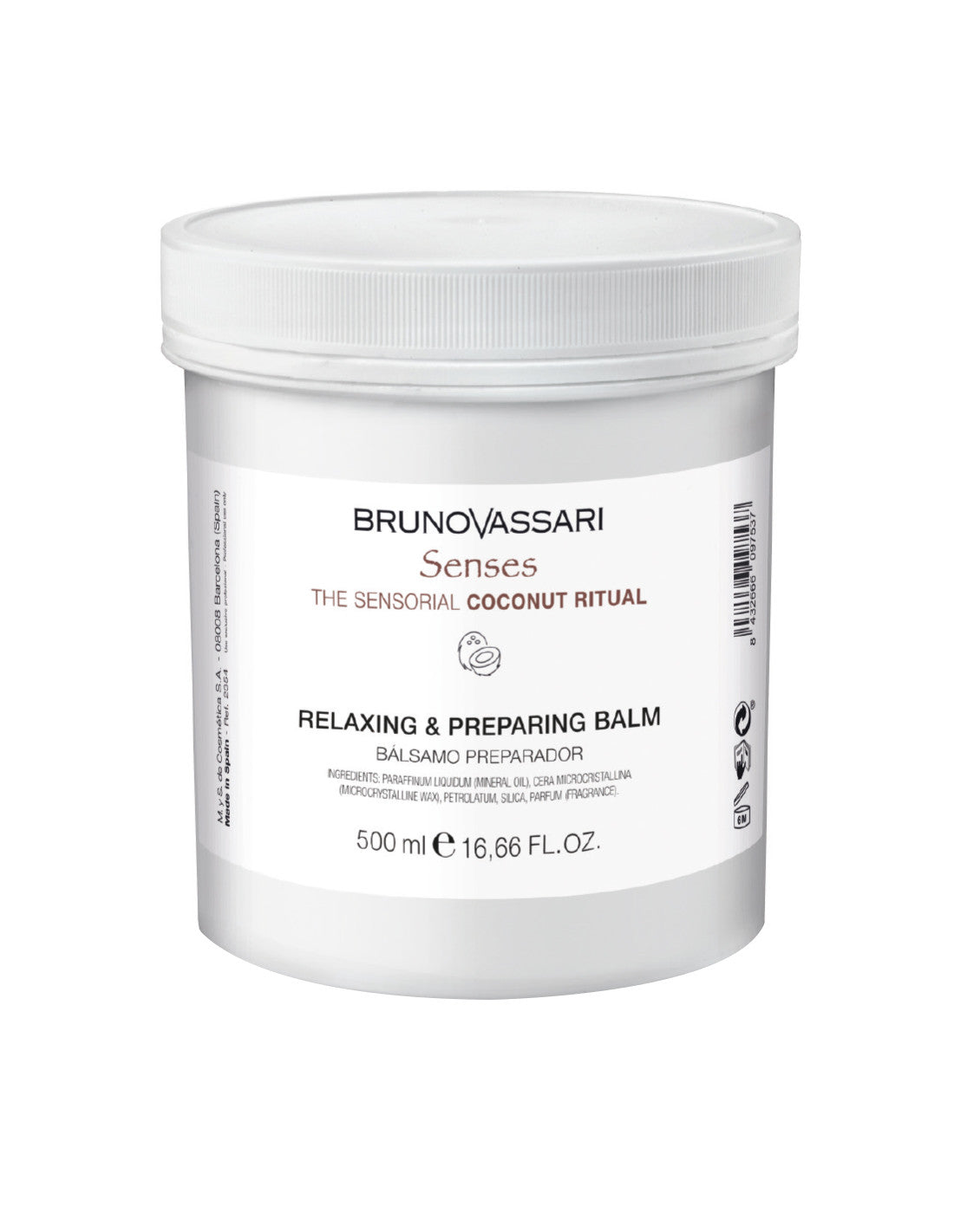 Bruno Vassari Senses Relaxing Body Balm Coconut 500 ml