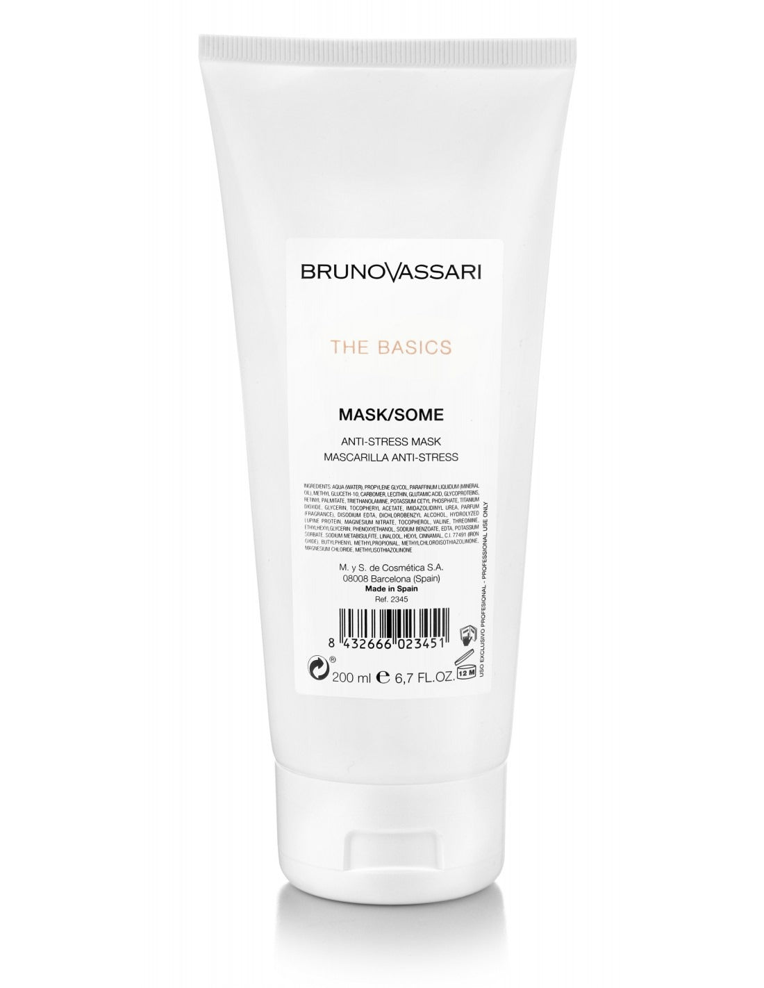 Bruno Vassari The Basics Anti-Stress Day & Night Vitamin E Face Mask 200 ml