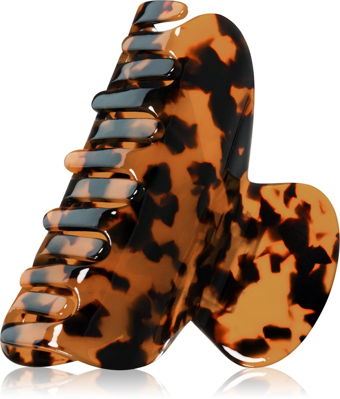 Brushart Dark Tortoise Shell Hårklämma Tång 1 St