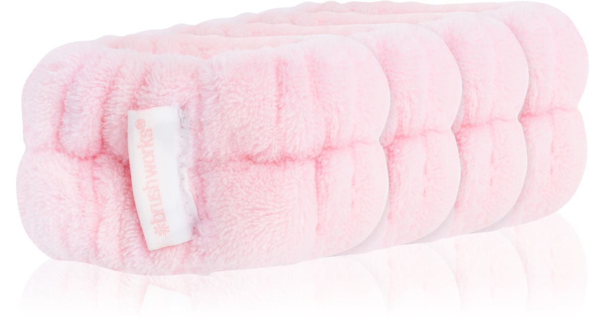 Brushworks Brățări din microfibră împotriva stropilor de apă pentru spălarea feței (în microfibră) 2x2 buc.