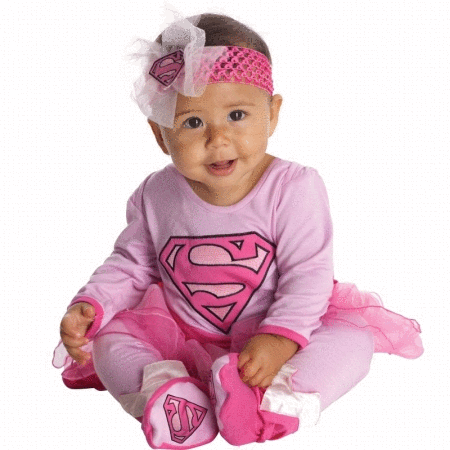 Supergirl Onesie Infant Costume (6-12 Months)