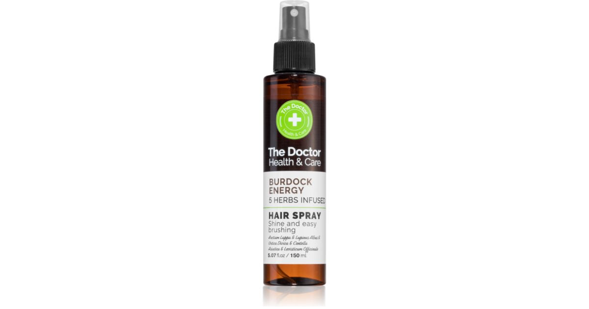 The Doctor Burdock Energy 5 Herbs Spray do włosów bez spłukiwania 150ml