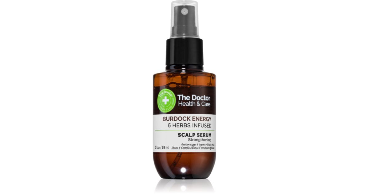 The Doctor Burdock Energy 5 Herbs Serum wzmacniające do zmęczonych włosów i skóry głowy 89ml