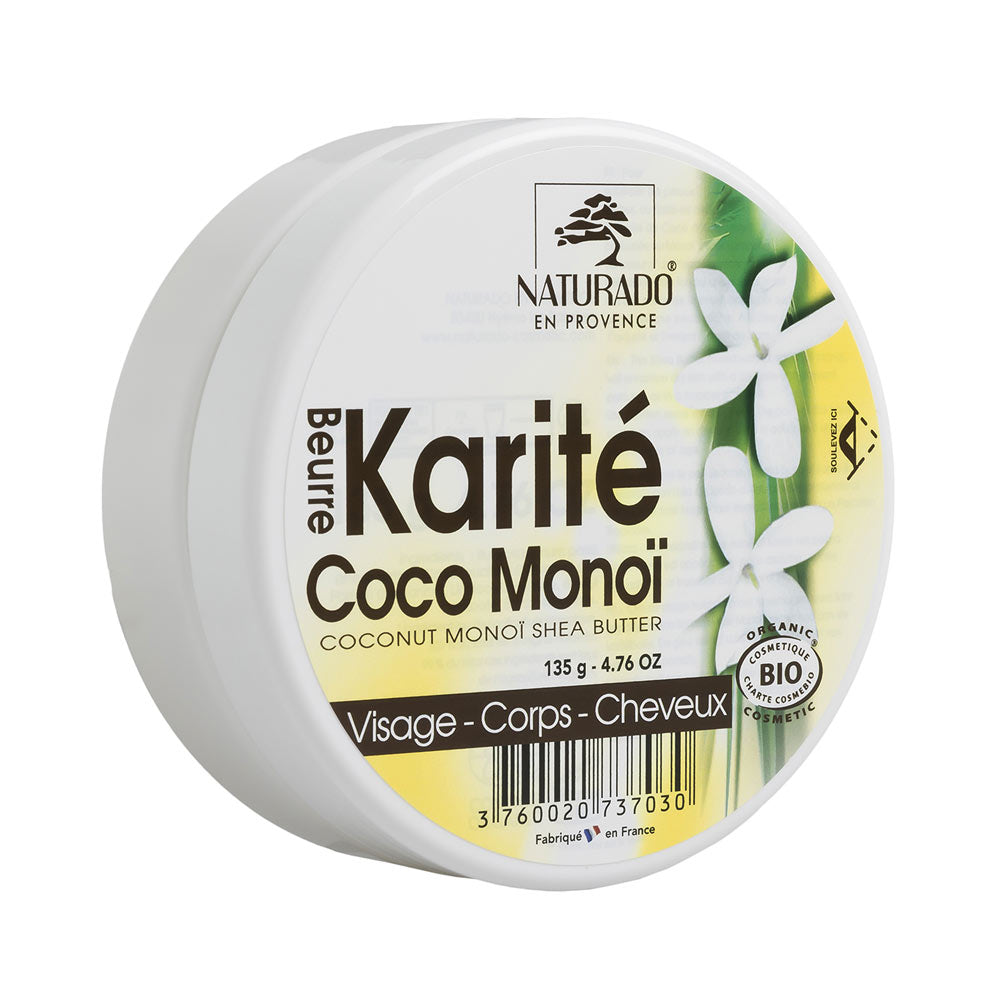 Naturado Økologisk Shea Butter Coconut Monoi 135g