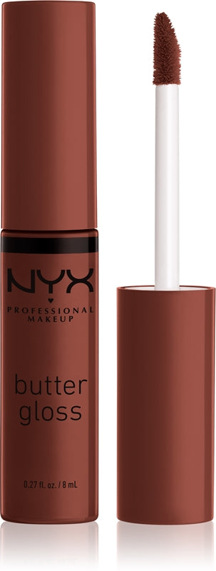 NYX Professional Makeup Butter Lipgloss Farbe 51 Brownie Drip 8 ml