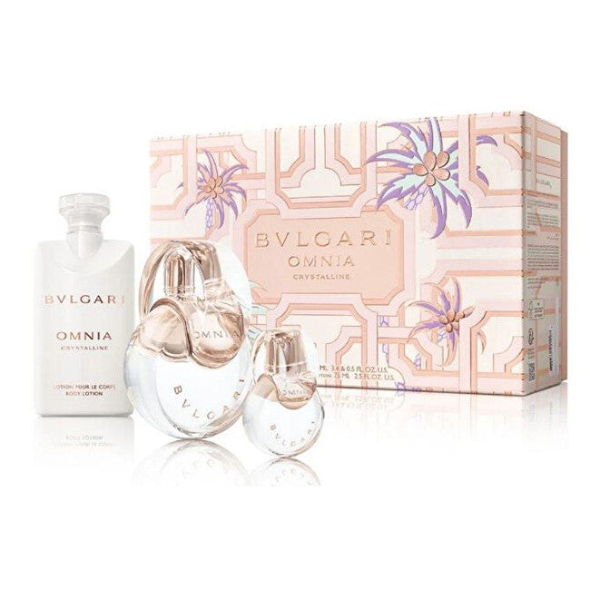 Bvlgari Omnia Crystalline Spring Edition - EDT 100 ml + Body Lotion 75 ml + EDT 15 ml