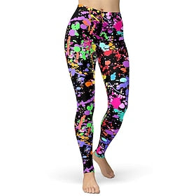 Rétro Vintage Années 80 Leggings Femme Costume Vintage Cosplay Casual Quotidien Pantalon