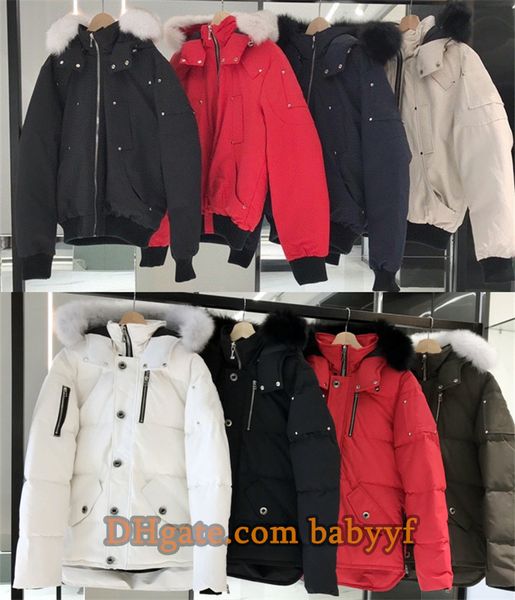 Men down jacket Men puffer jacket Parkas Down filling coats keep warm outerwear cold fluffy hood coat Designer thickening coat Snowcoat Fur