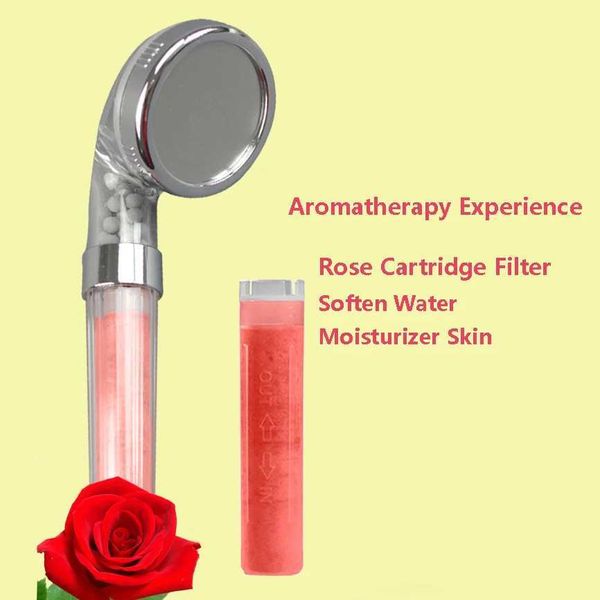 Shower Heads Zhang Jixiangs Vitamin Rose Lemon Lavender Skin Care Shower Head Replace Water Saving Shower Head with SPA Anion Ball CL241223