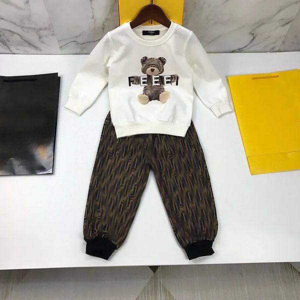 Clothing Sets 2024 New Designers Kids Clothing Sets Letter Print Boys Girls jacket coat trousers Tracksuits Long Sleeve Outdoor Children hoo