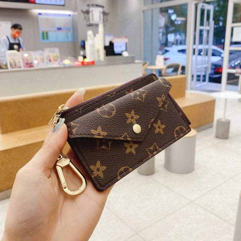 12A M69431 WALLET CARD HOLDER RECTO VERSO Designer Leather Fashion Womens Mini Zippy Organizer Wallet Coin Purse Bag Belt Charm Key Pouch for Women