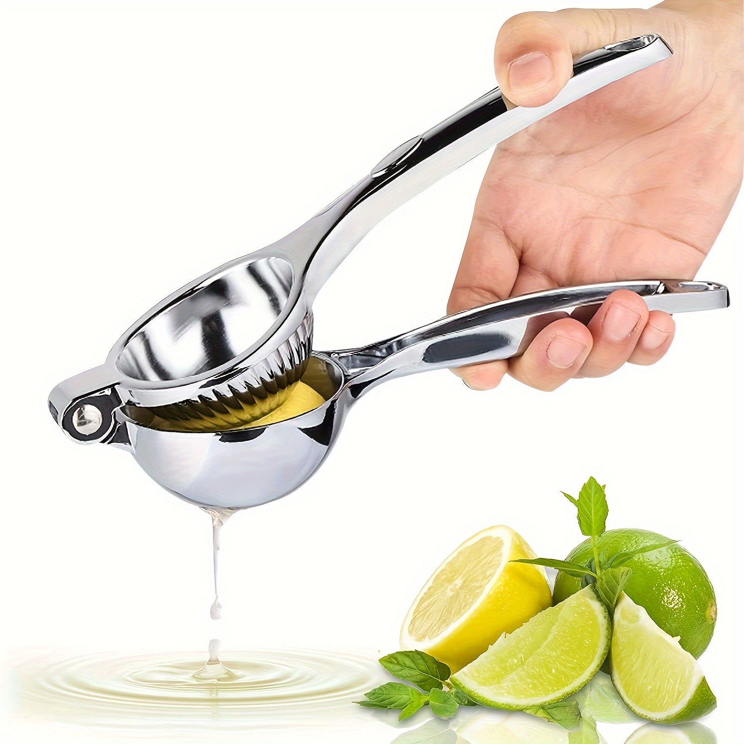 TEMU A Durable For Kitchen Tools And Cooking Utensils, A Stainless Steel Lemon Squeezer For Manually Squeezing Lemons, , And Oranges.